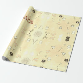 Schattige spooktaculair Halloween feest Cadeaupapier