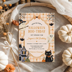 Schattige Spooktacular Halloween Verjaardagsfeestj Kaart