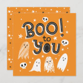 Schattige spooky boo voor jou (Voorkant / Achterkant)