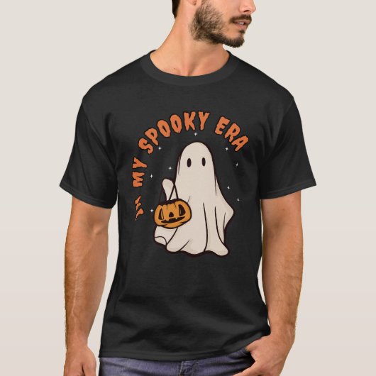 Schattige Spooky Ghost Era T-shirt (Voorkant)