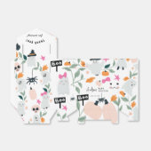 Schattige Spooky Halloween Baby shower Bedankdoosjes (Uitgevouwen)