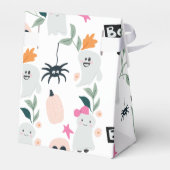 Schattige Spooky Halloween Baby shower Bedankdoosjes (Achterkant)