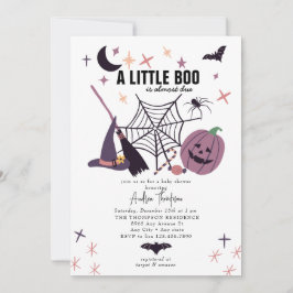 Schattige Spooky | Halloween-Baby shower Kaart