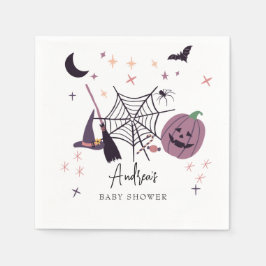 Schattige Spooky | Halloween-Baby shower Servet