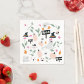 Schattige Spooky | Halloween feest geesten Servet (Insitu)