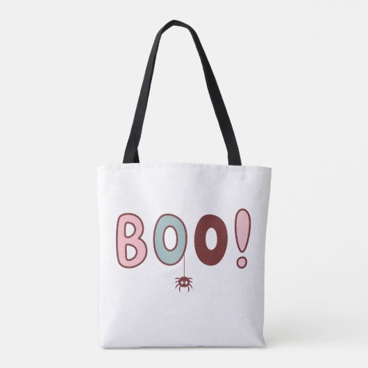 Schattige & Spooky Halloween Jumbo Tas – Kawaii (Achterkant)