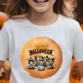 Schattige Spooky Halloween Kitten T-shirt