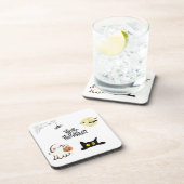 Schattige & Spooky Halloween Plastic Onderzetter (Rechterzijde)