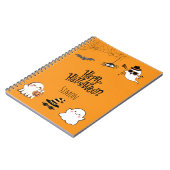 Schattige & Spooky Halloween Spiral Notitieboek (Linkerzijde)