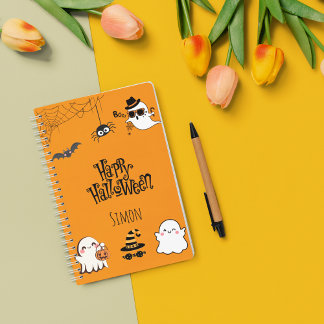 Schattige & Spooky Halloween Spiral Notitieboek