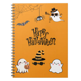 Schattige & Spooky Halloween Spiral Notitieboek