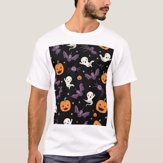 Schattige Spooky Halloween T-shirt (Voorkant)