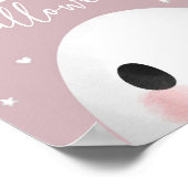 Schattige Spooky One Happy Halloween-teken Poster (Hoek)