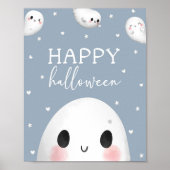 Schattige Spooky One Happy Halloween-teken Poster (Voorkant)