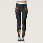 Schattige Spooky Wendigo Trick-or-Treat Leggings (Voorkant)