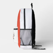 Schattige Sport Gymnast Rood Wit Grijs Bedrukte Rugzak (Rechts)