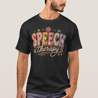 Schattige spraaktherapie spraaktaalpatholoog t-shirt