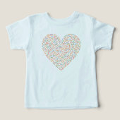 Schattige sprenkelhart | Baby-strooi (Design voorkant)