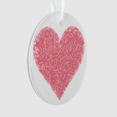 Schattige sprenkelhart | Baby-strooi Ornament (voorkant)