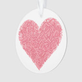 Schattige sprenkelhart | Baby-strooi Ornament (voorkant)