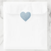 Schattige sprenkelhart | Baby-strooi Ronde Sticker (Tas)