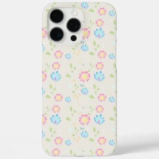 Schattige Spring Flowers ontwerp iPhone 16 Pro Max Hoesje