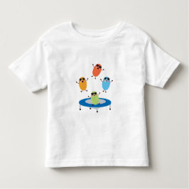 Schattige springende Snoepjes bonen dragen zonnebr Kinder Shirts