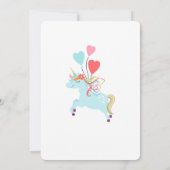 Schattige Sprookje Prinses Draak Kleurrijke Verjaa Kaart (Achterkant)