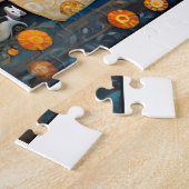 Schattige sprookjesfiguren in een fantasiewereld legpuzzel (Zijkant)