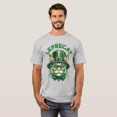 Schattige St. Patrick's Day Cat T-shirt (Voorkant volledig)