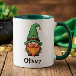 Schattige St. Patrick's Day Geluks Kabouter Dwerg Mok