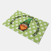 Schattige St. Patrick's Day Geluks Kabouter Gnome Deurmat (Schuin)