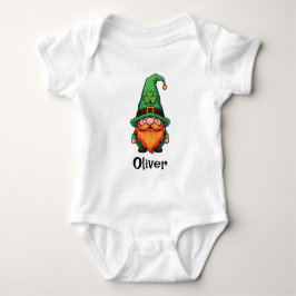 Schattige St. Patrick's Day Geluks Kabouter Gnome Romper
