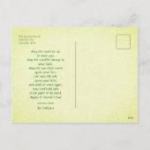 Schattige  St Patrick's Day Groen Meisje in de aut Feestdagenkaart (Achterkant)