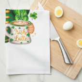 Schattige St. Patrick's Day Kabouter die Koffie Dr Theedoek (Quarter Fold)