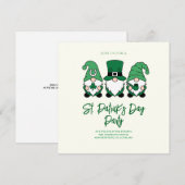 Schattige St. Patrick's Day Kabouter Kaart (Voorkant / Achterkant)