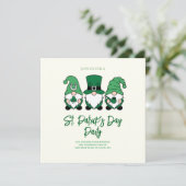 Schattige St. Patrick's Day Kabouter Kaart (Staand voorkant)