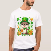 Schattige St. Patricks Day Otter T-shirt (Voorkant)