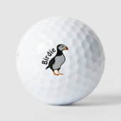 Schattige staande Puffin-Cartoon voor paarden Golfballen (Voorkant)