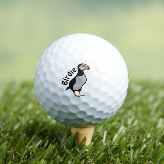 Schattige staande Puffin-Cartoon voor paarden Golfballen (Insitu Shirt)
