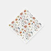 Schattige stadsauto's Verjaardag Servet (Hoek)