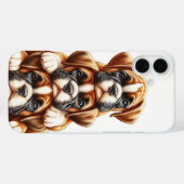 SCHATTIGE STAPEL BOXER PUPPYHONDEN Case-Mate iPhone CASE (Achterkant (horizontaal))