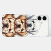 SCHATTIGE STAPEL LABRADOR RETRIEVER PUPPYHONDEN Case-Mate iPhone CASE (Achterkant (horizontaal))
