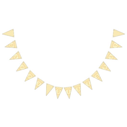 Schattige Star Happy Birthday Vlaggetjes (Alle)