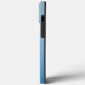 Schattige starende hond met blauwe hemelachtergron Case-Mate iPhone case (Achterkant / Links)