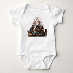 Schattige Steampunk Anime Meisjeskunst voor Kinder Romper