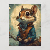 Schattige Steampunk Chipmunk Briefkaart (Voorkant)