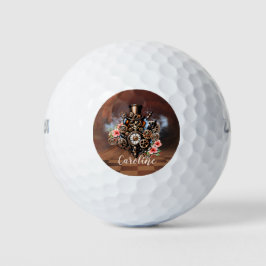 Schattige steampunk ontwerp golfballen