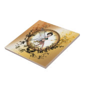 Schattige steampunk tegeltje (Zijkant)