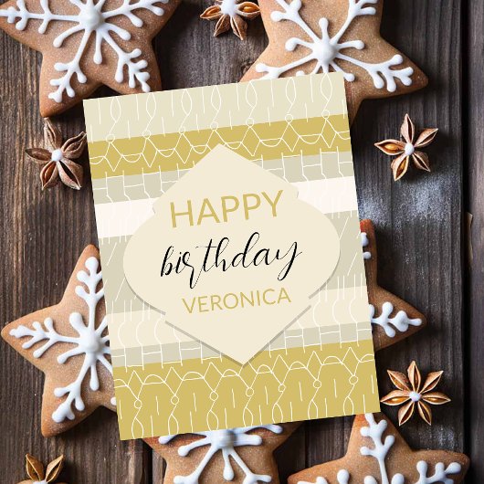 Schattige stedelijk modern pastelgeometrisch patro briefkaart